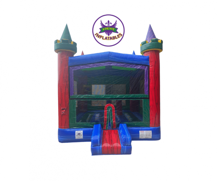 Multi-Color Marble Bounce House