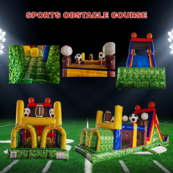 Black20Green20Simple20Football20Big20Game20Instagram20Post 1 Sports Obstacle Course (Dry or Wet)