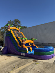 20 FT Purple Paradise Waterslide