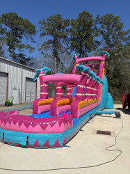 IMG 9800 1772490977 24 FT Pink Paradise Dual Lane Waterslide