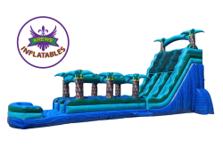 24 FT Tidal Wave Dual Lane Water Slide