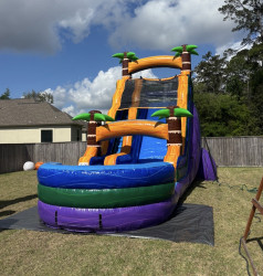 20 FT Purple Paradise Waterslide