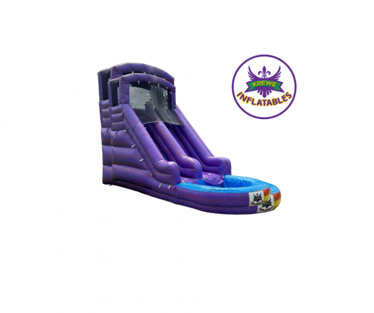 15 FT Purple Toddler Slide