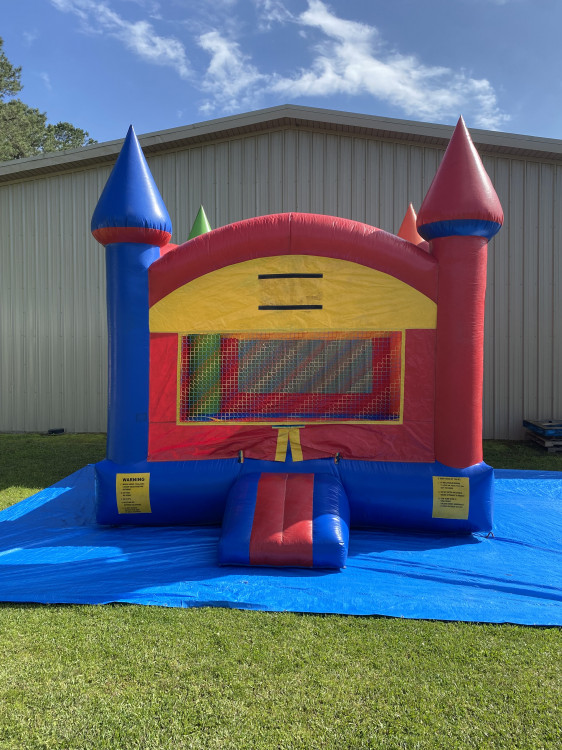 Blue/Red/Yellow Bounce House